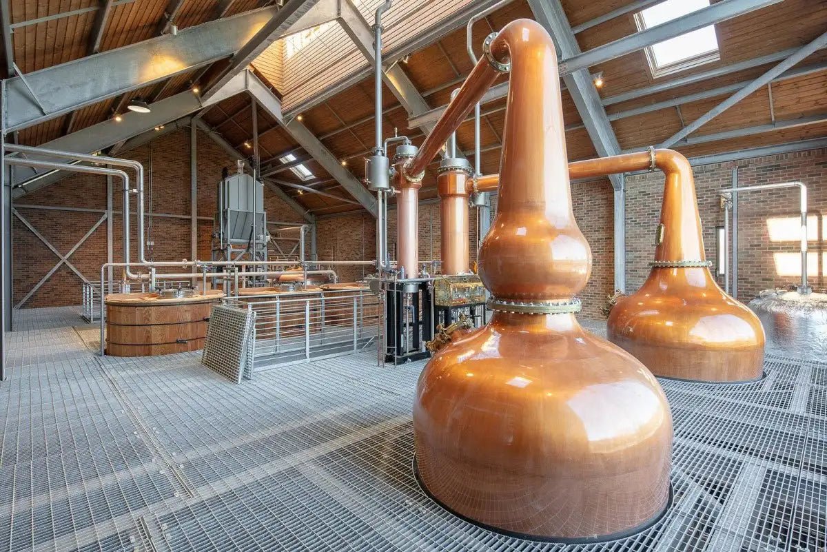 The stills at Ad Gefrin Distillery