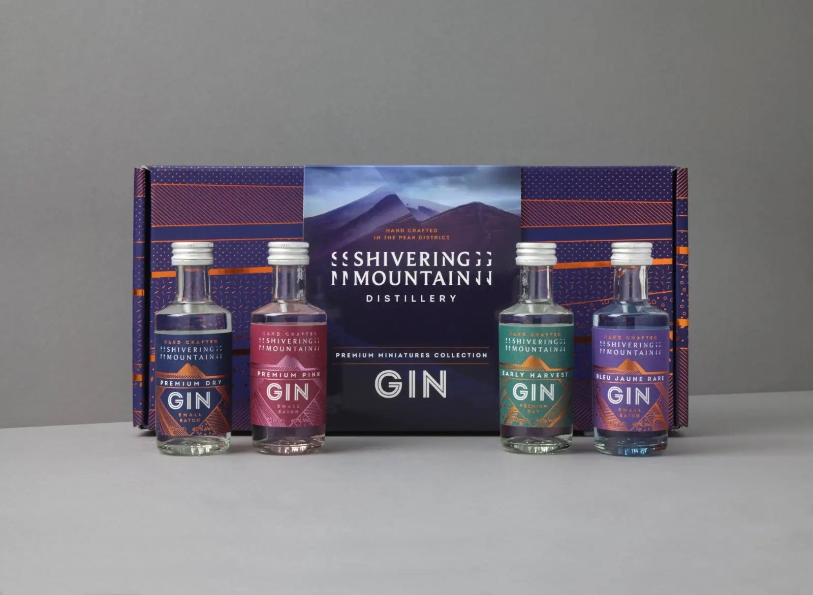 Gift set of Shivering Mountain Gin miniatures
