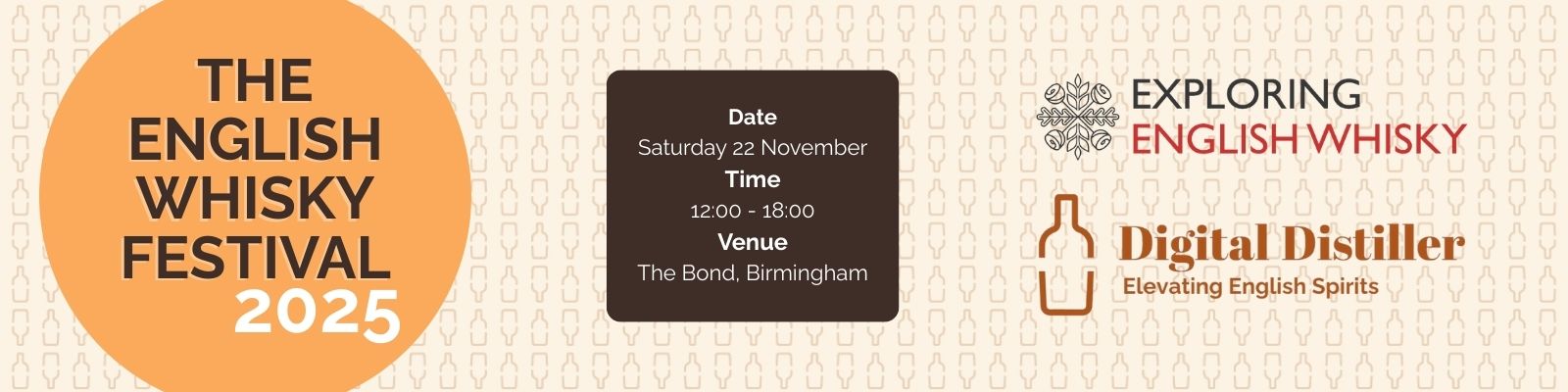 English Whisky Festival 2025 infographic