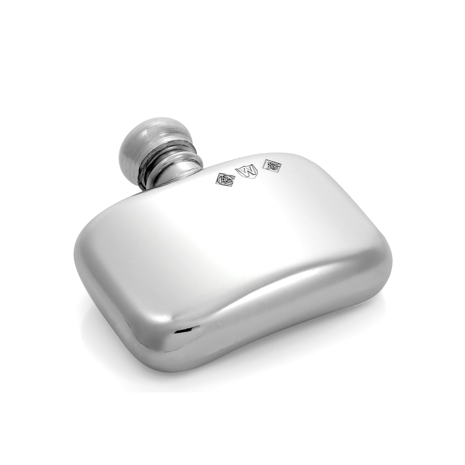 Sayers London - 1oz Handmade Pewter Pocket Hip Flask - Hip Flask - Digital Distiller
