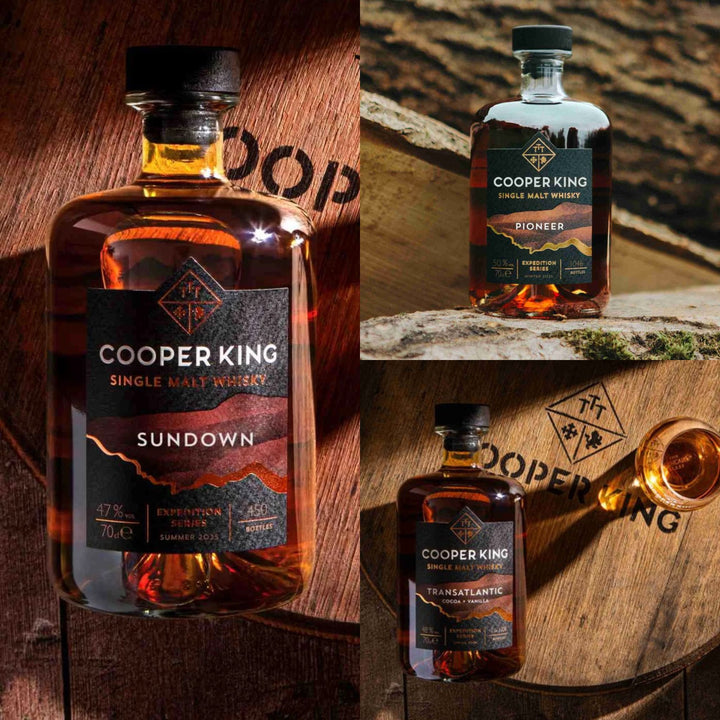 Cooper King Whisky Trio, 3 x 70cl