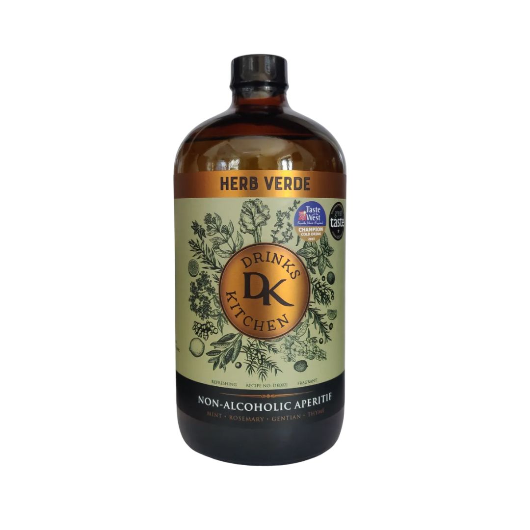 Drinks Kitchen Herb Verde, Non - Alcoholic Aperitif, 95cl - Digital Distiller