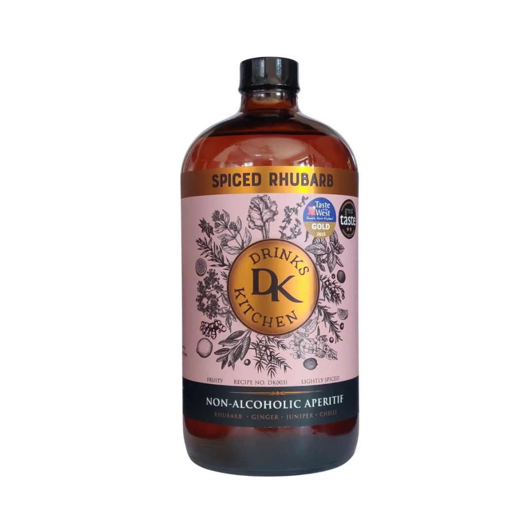 Spiced Rhubarb Non Alcoholic Aperitif