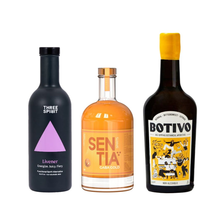 Non-Alc Spirits Party Bundle | Sentia | Botivo | Three Spirit