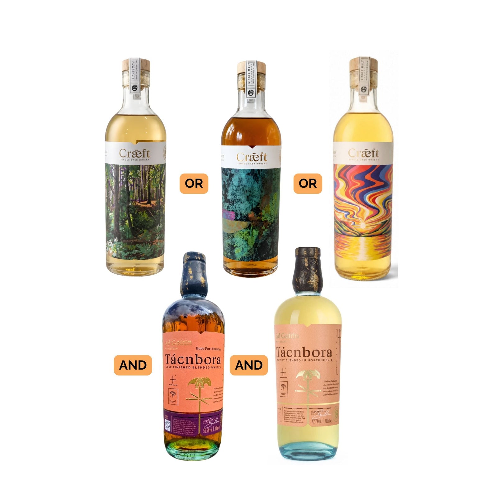 Ad Gefrin - Ad Gefrin Whisky Trio, 3 x 70cl - Whisky