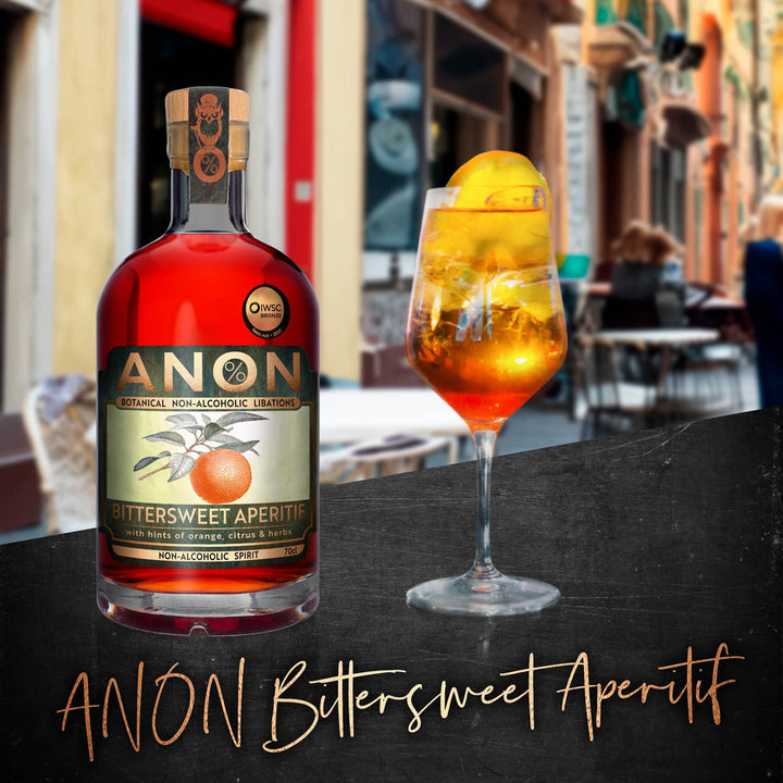 ANON Drinks - ANON Bittersweet Aperitif | Non - Alcoholic Aperitivo 70cl - Non - Alcoholic - Digital Distiller