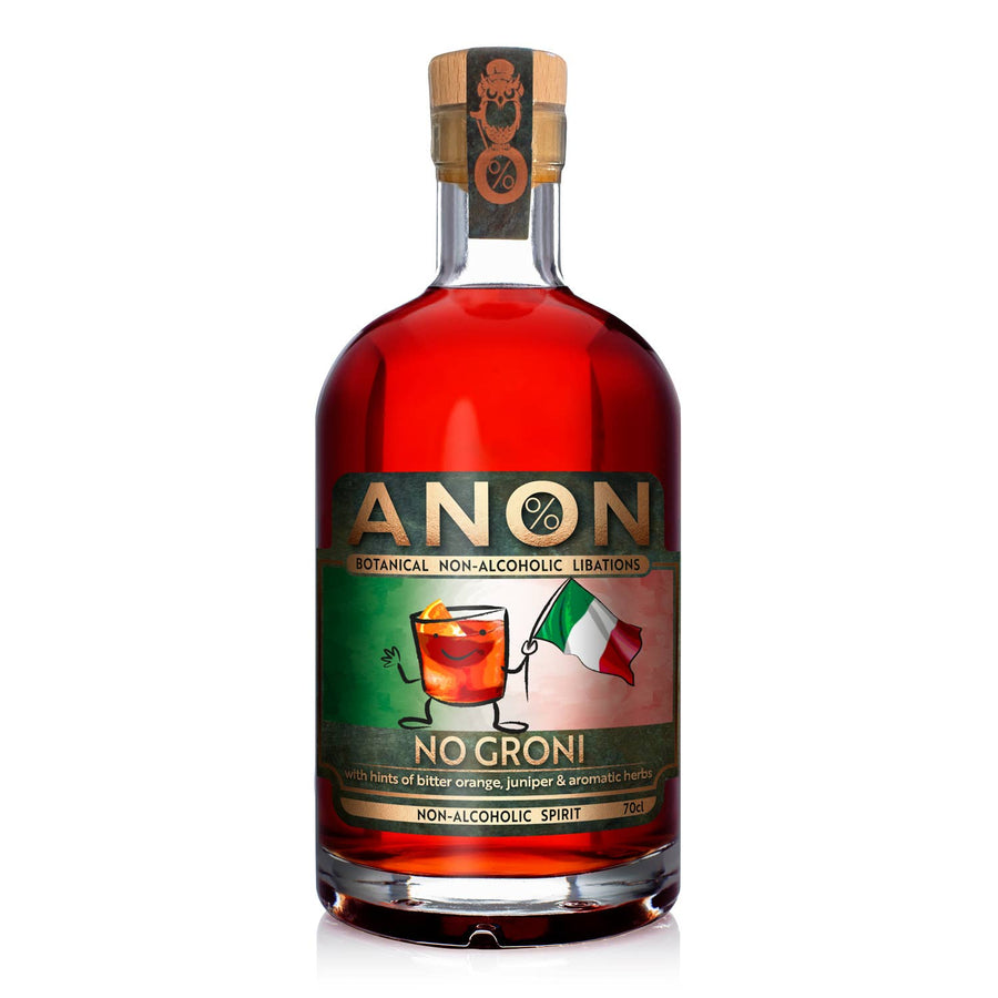 ANON Drinks - ANON 'No Groni' | Non - Alcoholic Negroni 70cl - Non - Alcoholic - Digital Distiller