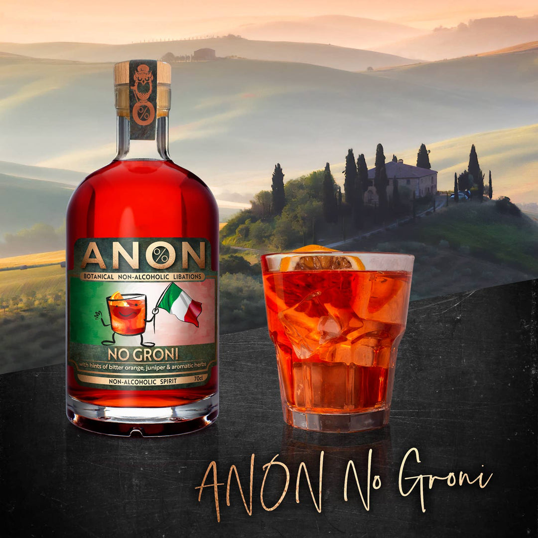 ANON Drinks - ANON 'No Groni' | Non - Alcoholic Negroni 70cl - Non - Alcoholic - Digital Distiller
