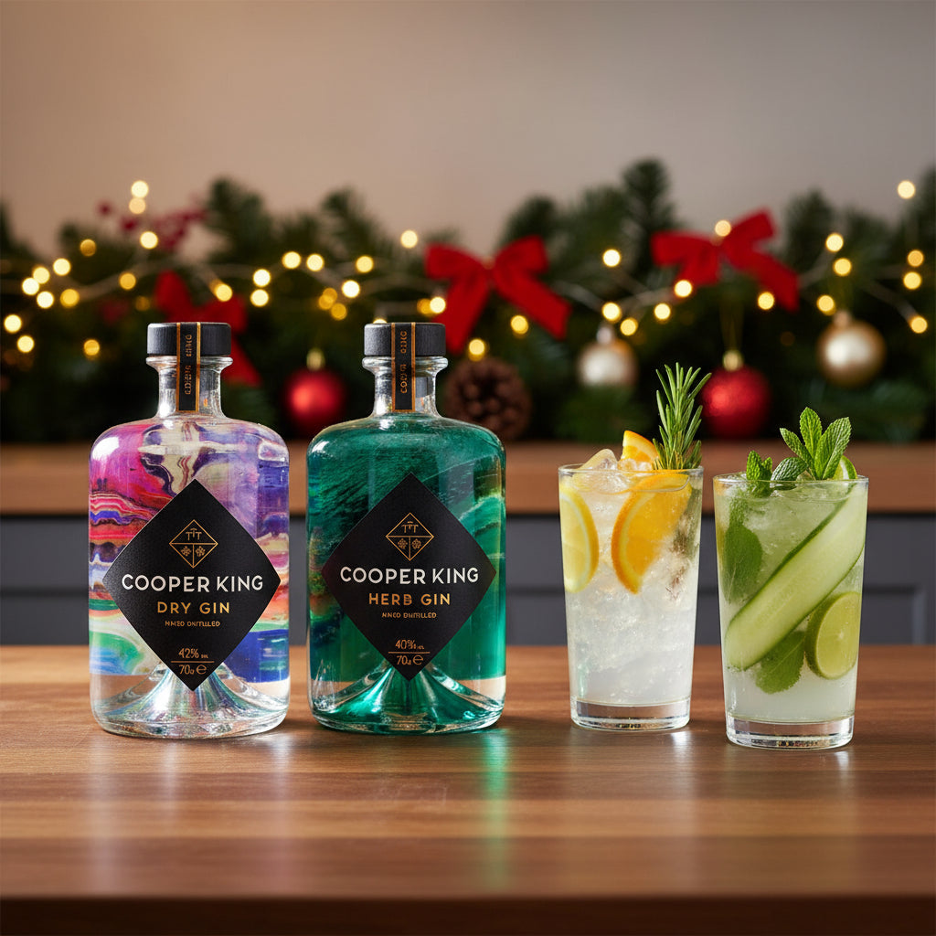 Cooper King Distillery - Cooper King Gin Duo, 2 x 70cl - Gin - Digital Distiller