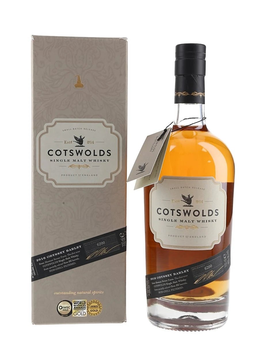 Cotswolds 2016 Odyssey Barley front view, 70cl - Digital Distiller