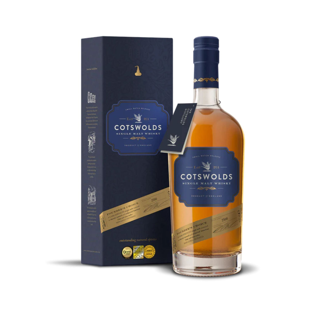 Cotswolds Distillery - Cotswolds Distillery Founder's Choice Single Malt Whisky, 70cl - Whisky - Digital Distiller