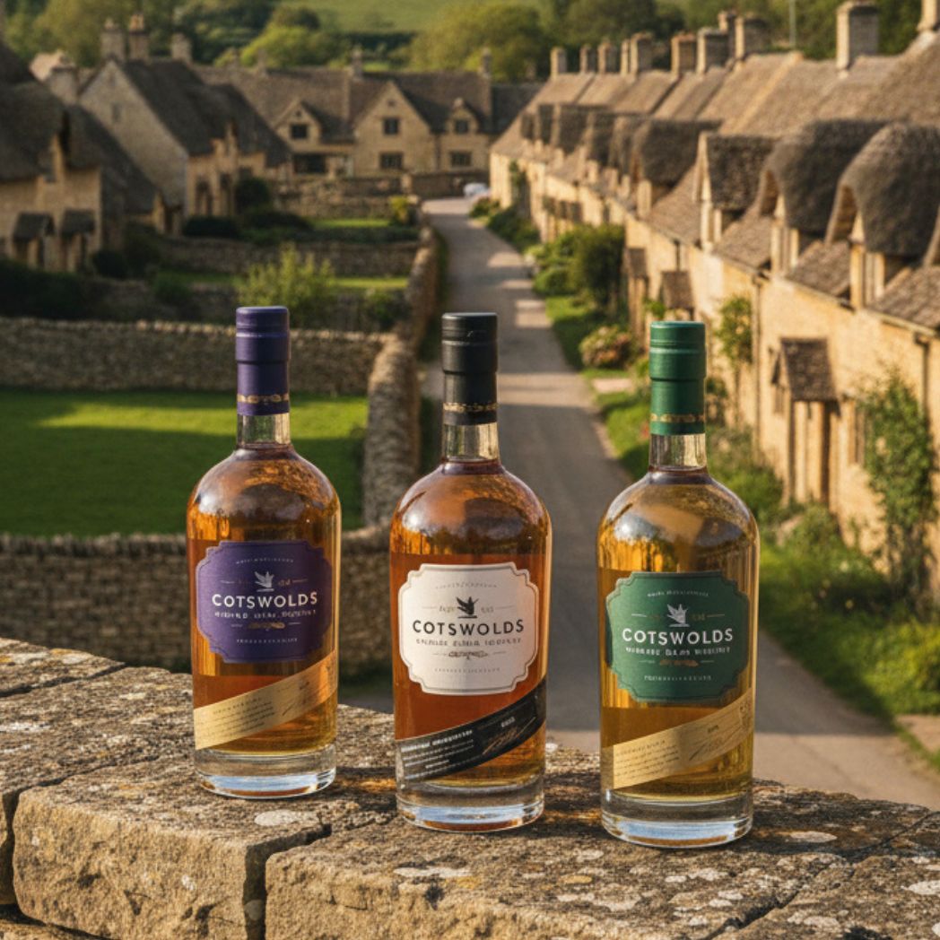 Cotswolds Distillery - Cotswolds Whisky Gold Award Winning Trio, 3 x 70cl - Whisky - Digital Distiller