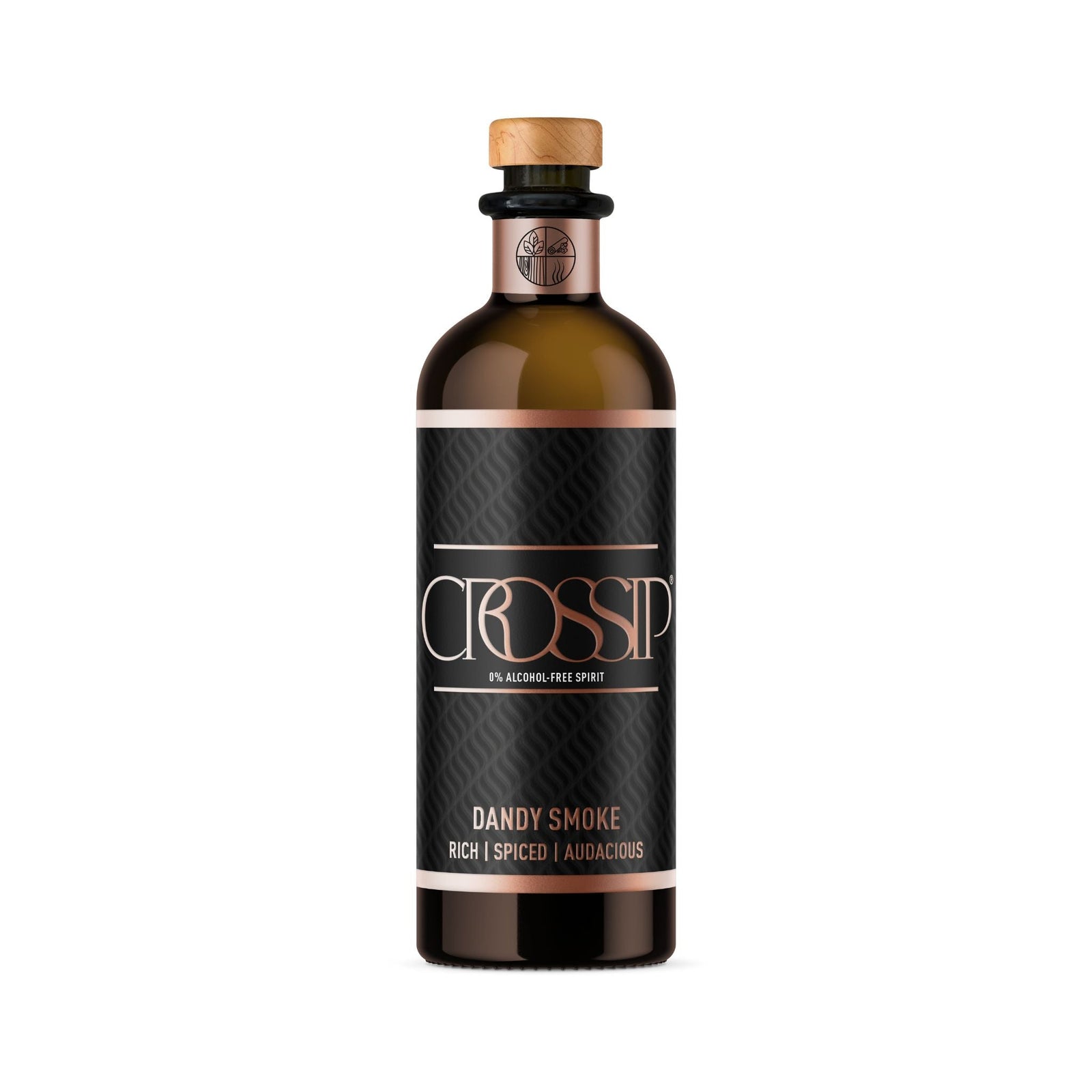 Bottle of Crosslip Dandy Smoke on a white background