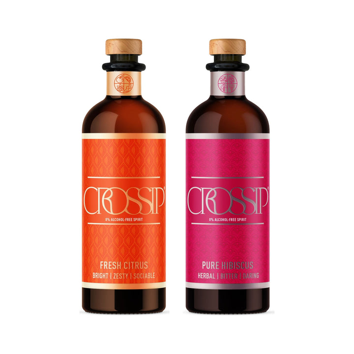 Crossip - Crossip Fresh Citrus and Pure Hibiscus Bundle 50cl x 2 - Non - Alcoholic - Digital Distiller