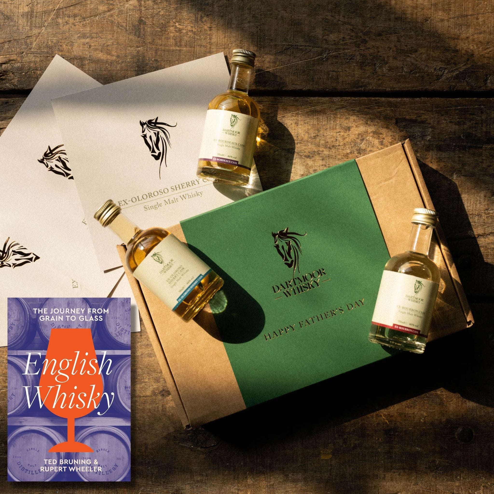 Dartmoor Whisky Discovery Tasting Set + English Whisky Book