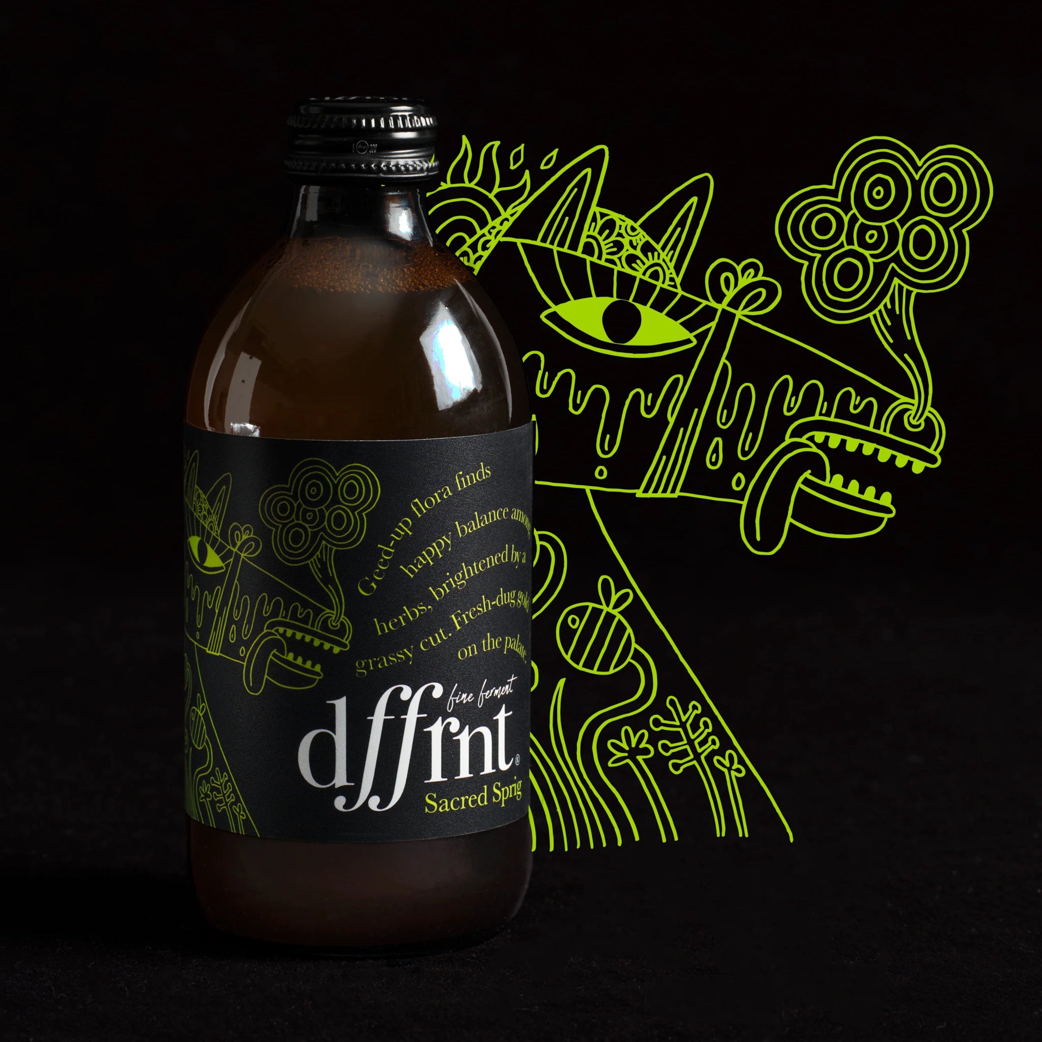Fine Ferment Kombucha Sacred Sprig 12 x