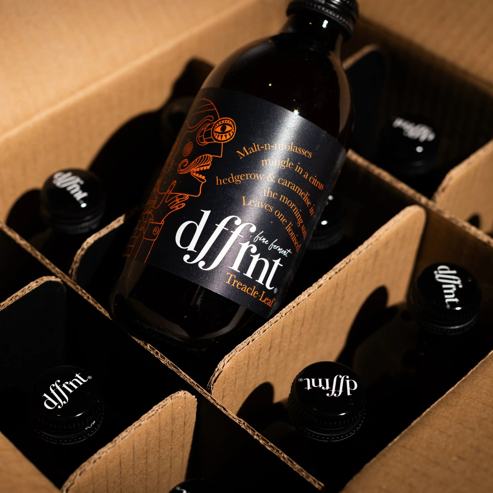 Dffrnt Fine Ferment Kombucha, Treacle Leaf, 12 x 330ml - Digital Distiller