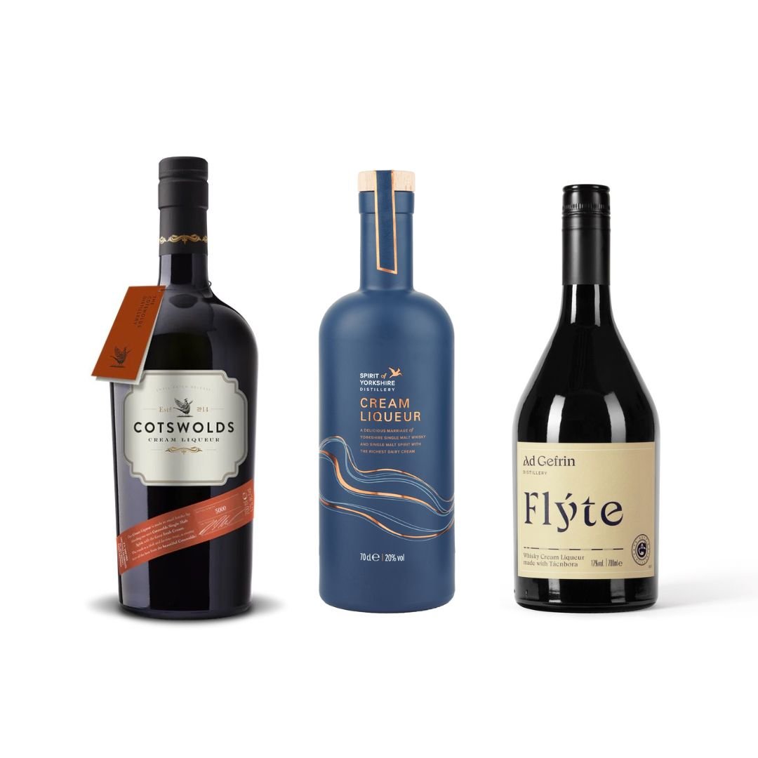 Digital Distiller - English Cream Liqueur Trio, 3 x 70cl - Liqueurs - Digital Distiller