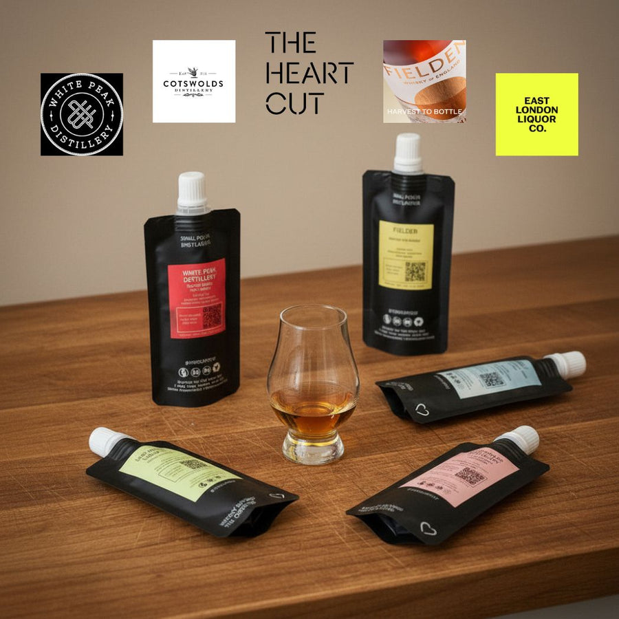 The Heart Cut - English Whisky Distillery Tasting Selection, 5 x 3cl - Whisky - Digital Distiller