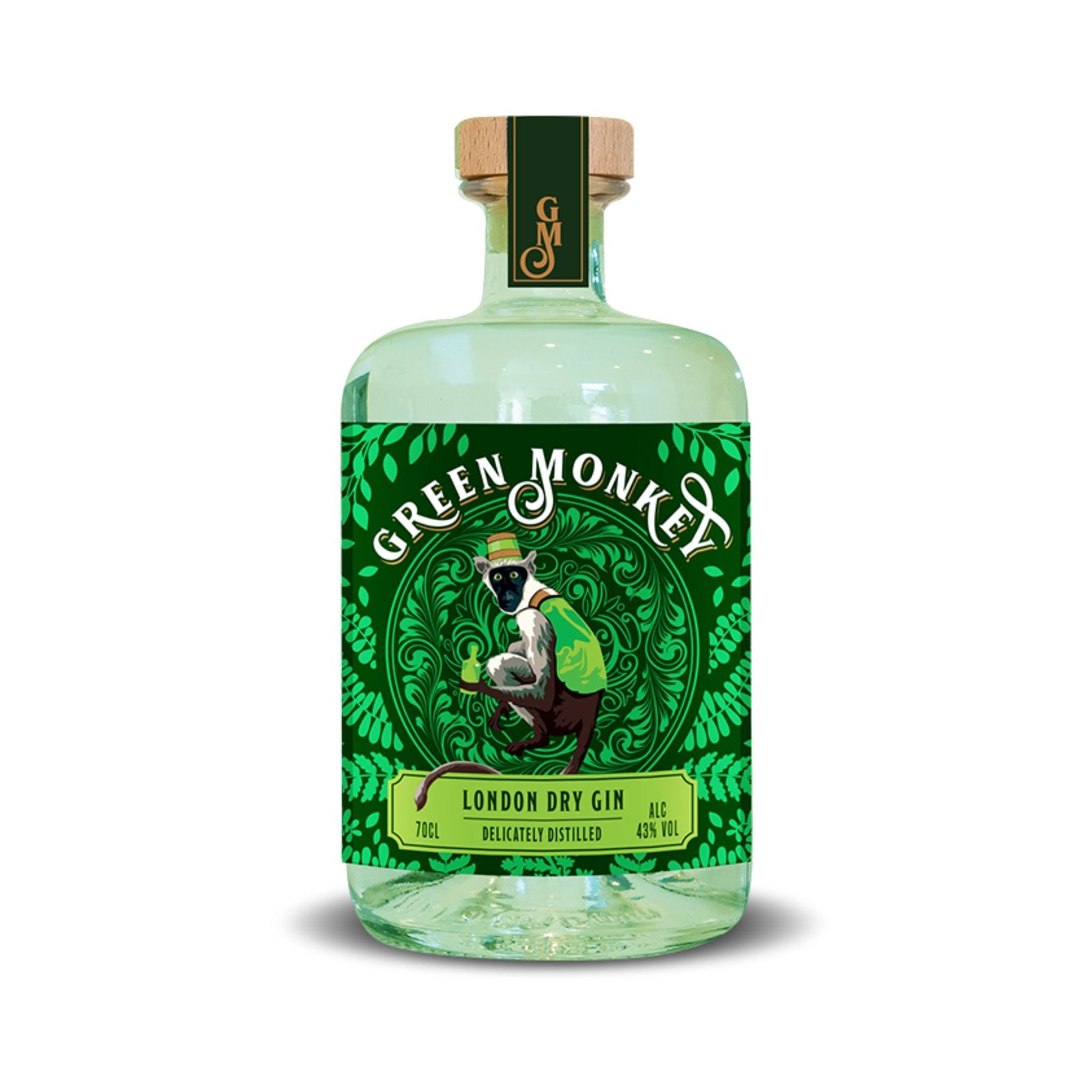 Fanny's Distillery - Fanny's Distillery Green Monkey London Dry Gin, 70cl - Gin - Digital Distiller