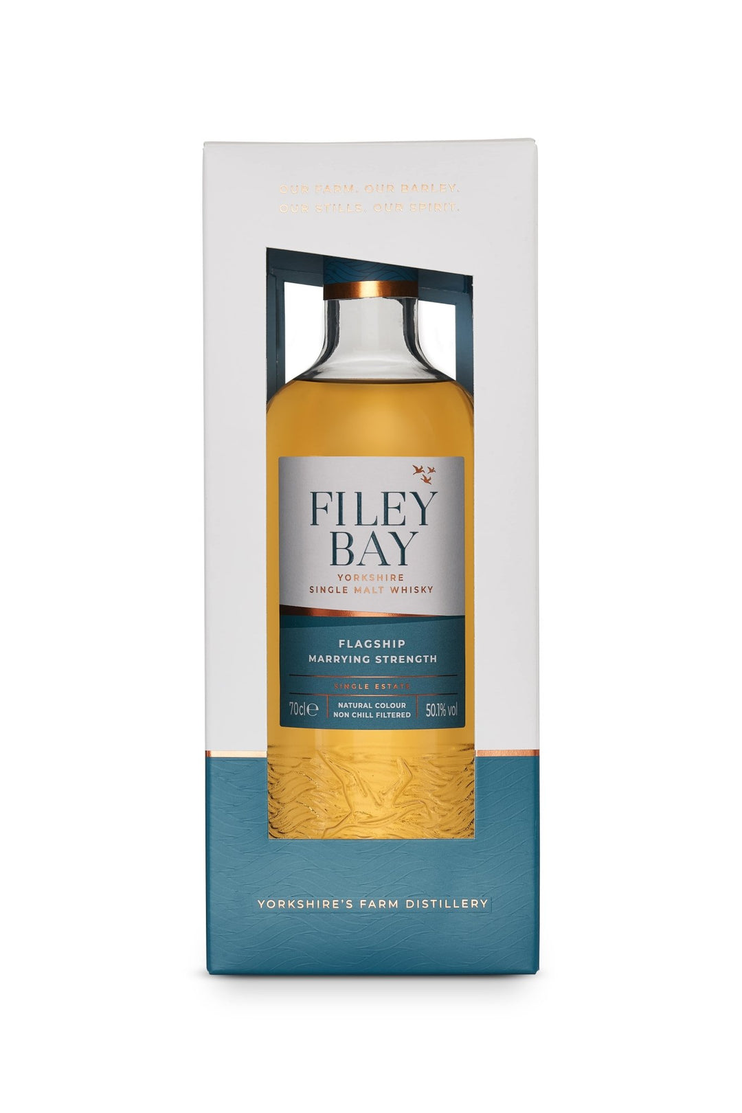 Spirit of Yorkshire Distillery - Filey Bay Flagship Single Malt Whisky, Marrying Strength, 70cl - Whisky - Digital Distiller