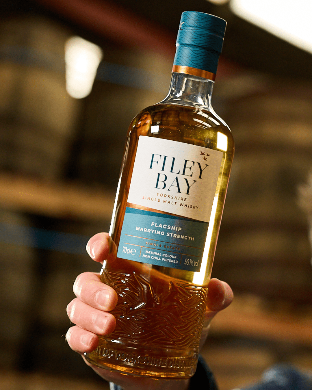 Spirit of Yorkshire Distillery - Filey Bay Flagship Single Malt Whisky, Marrying Strength, 70cl - Whisky - Digital Distiller