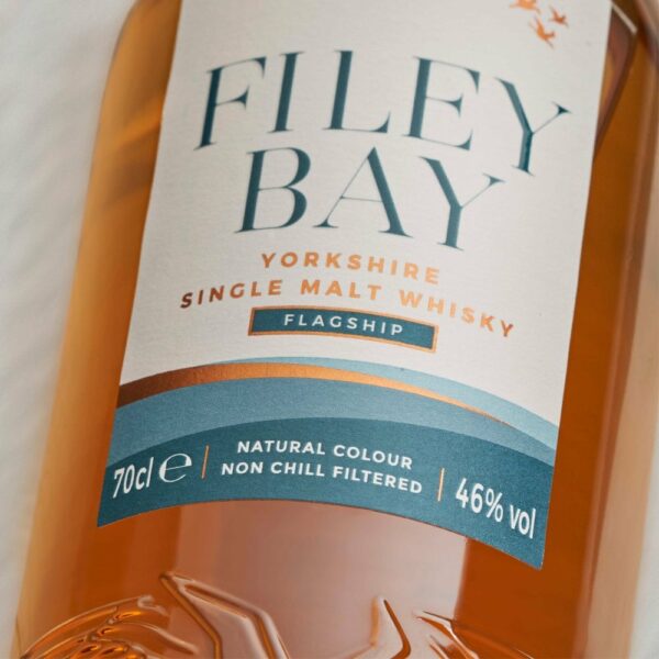 Spirit of Yorkshire Distillery Filey Bay Flagship Whisky label