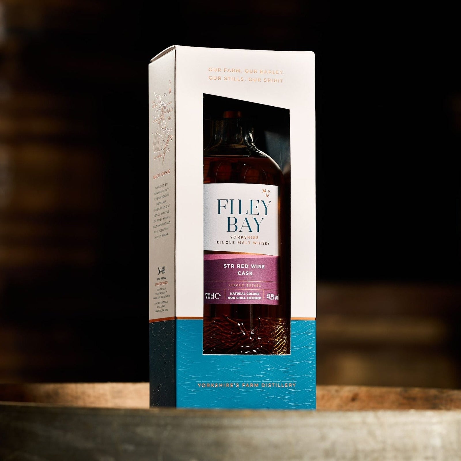Spirit of Yorkshire Distillery - Filey Bay STR Red Wine Cask, 70cl - Whisky - Digital Distiller