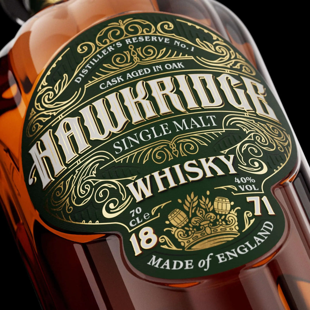 Hawkridge Single Malt English Whisky, 70cl - Digital Distiller