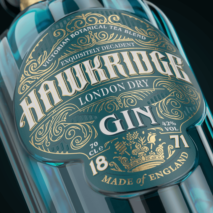 Hawkridge Victorian Botanical Blend London Dry Gin, 70cl - Digital Distiller