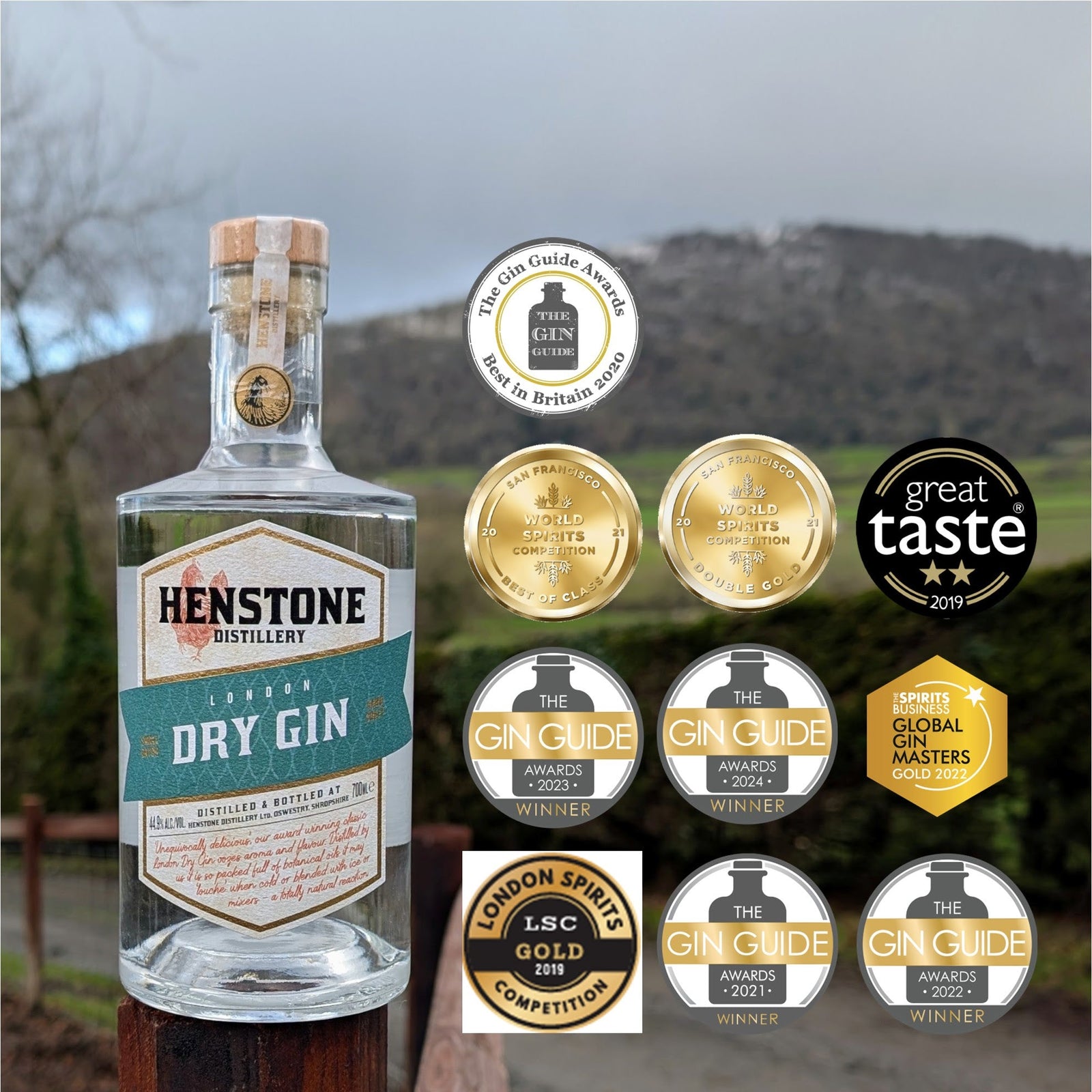 Henstone Distillery London Dry Gin - Digital Distiller