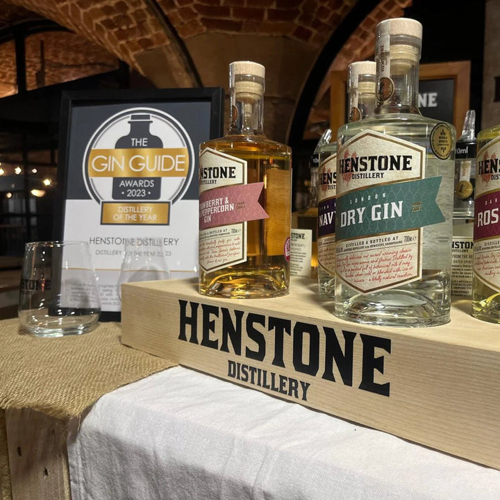 Henstone Distillery Tour bottles