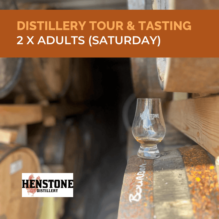 Henstone Distillery Tour and Tasting, 2 x Adults ticket (Saturday)