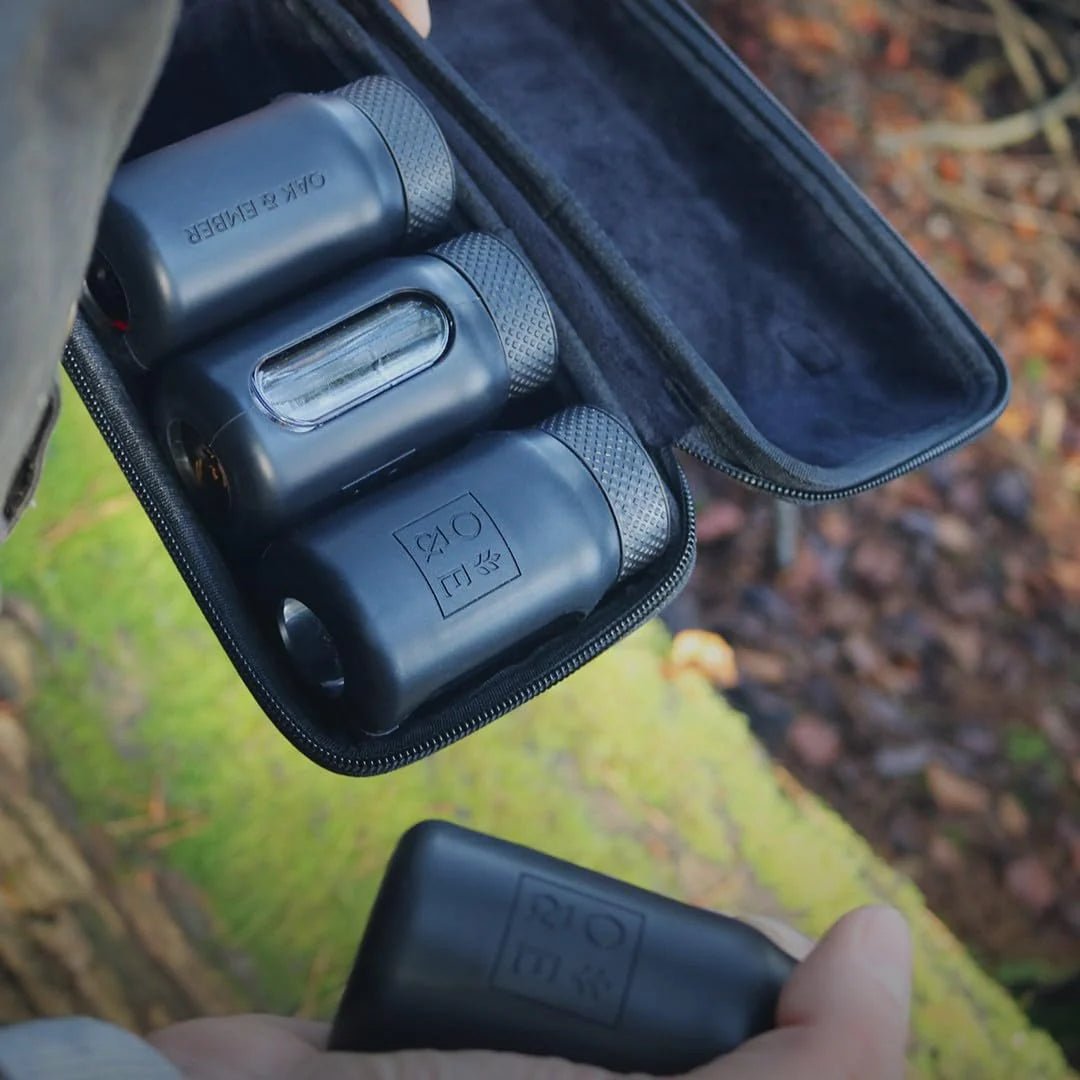 Oak & Ember - Oak & Ember Flight Flask Whisky Traveller Set - Accessories - Digital Distiller