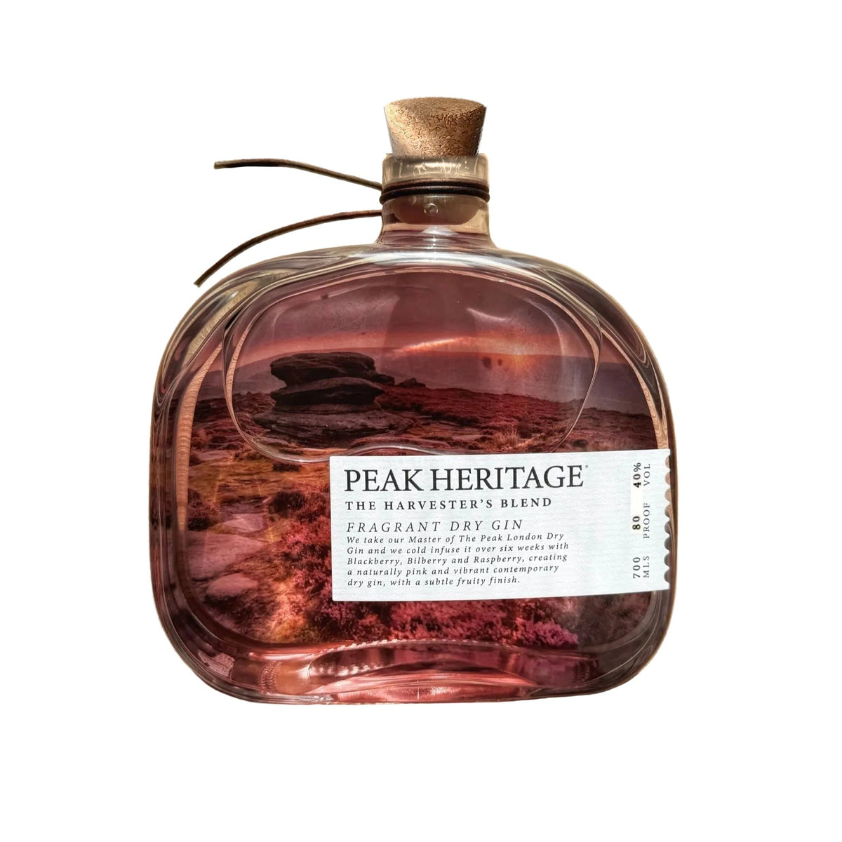 The Church Farm Craft Company - Peak Heritage The Harvester's Blend Pink Gin, 70cl - Gin