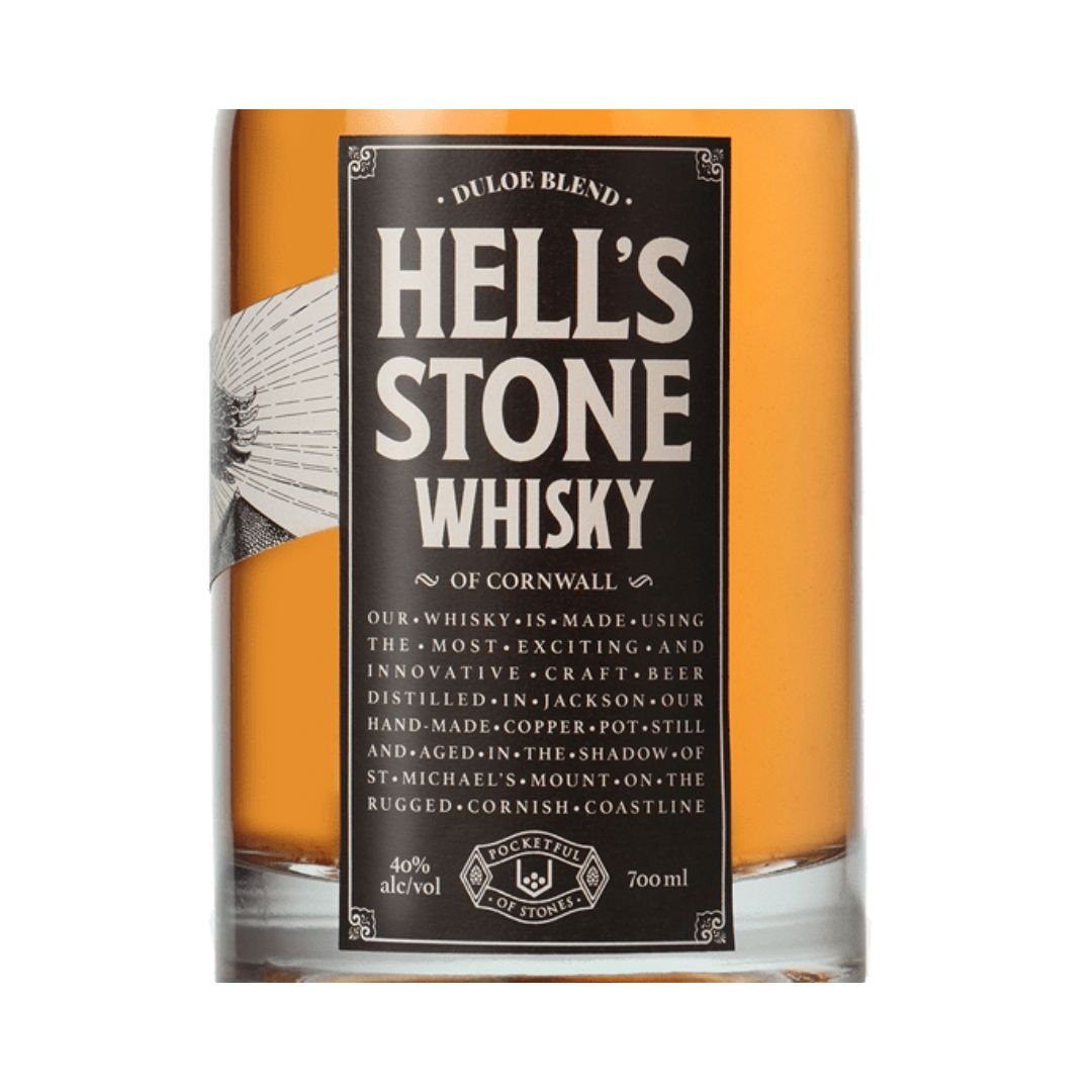Pocketful Of Stones Hell's Stone Cornish Whisky – Small Batch English Whisky Distilled From Craft Beer & Aged In Oak Barrels On The Cornish Coast. 70cl, 40% ABV - View #6