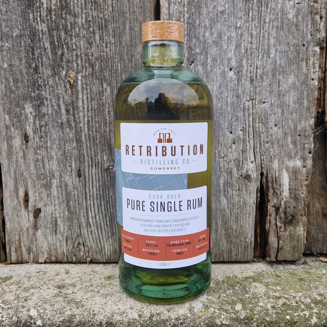 Retribution Distilling Single Cask Aged Rum, 70cl - Digital Distiller