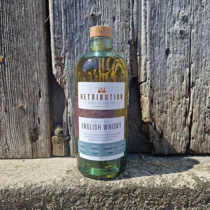 Retribution Distilling Single Malt English Whisky, 70cl - Digital Distiller