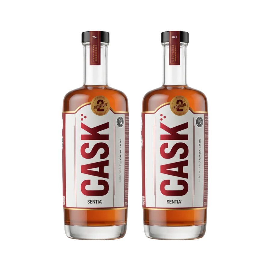 Sentia - Sentia Cask GABA Non - Alc Whiskey Alternative, 2 x 70cl - Non - Alcoholic - Digital Distiller