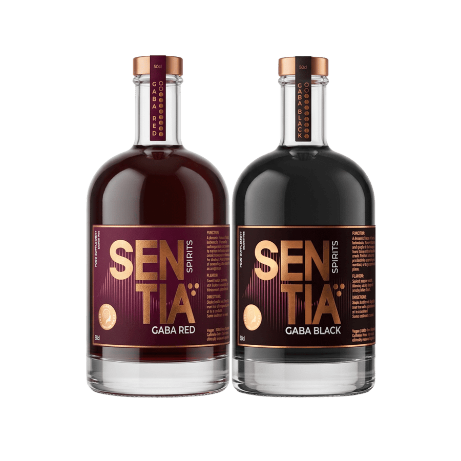 Sentia - Sentia GABA Black 50cl & GABA Red 50cl - Non - Alcoholic - Digital Distiller