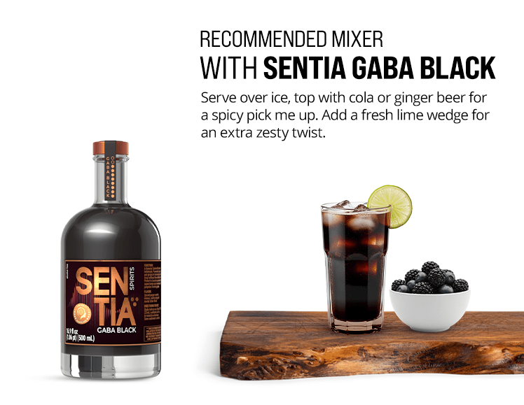 Sentia - Sentia GABA Black, 50cl - Non - Alcoholic - Digital Distiller