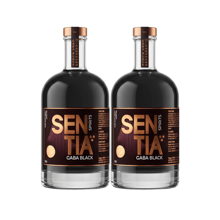 Sentia - Sentia GABA Black 50cl x 2 - Non - Alcoholic - Digital Distiller