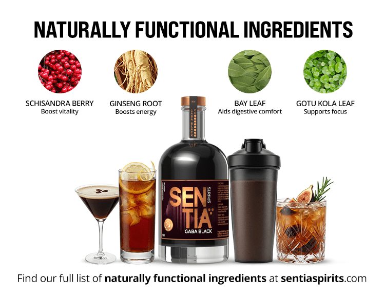 Sentia - Sentia GABA Black 50cl x 2 - Non - Alcoholic - Digital Distiller