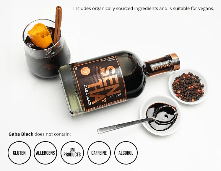 Sentia - Sentia GABA Black 50cl x 2 - Non - Alcoholic - Digital Distiller
