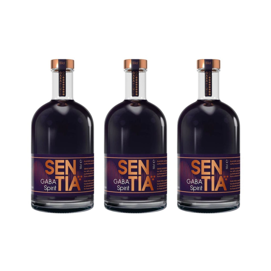 Sentia - Sentia GABA Black 50cl x 3 - Non - Alcoholic - Digital Distiller