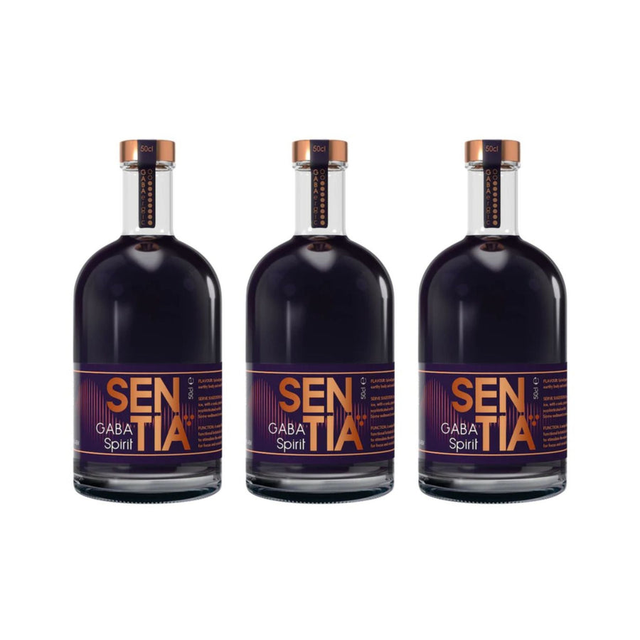 Sentia - Sentia GABA Black 50cl x 3 - Non - Alcoholic - Digital Distiller
