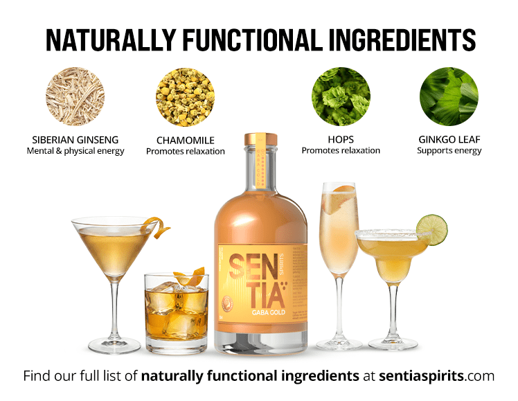Sentia - Sentia GABA Gold, 50cl - Non - Alcoholic - Digital Distiller