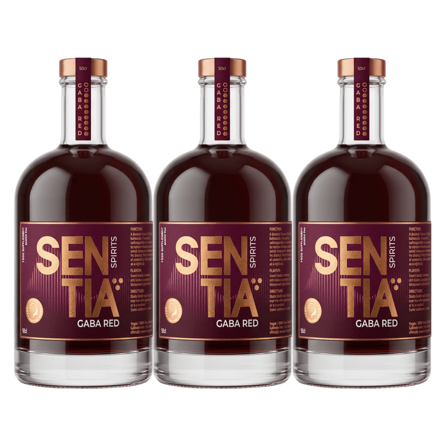 Sentia - Sentia GABA Red 50cl x 3 - Non - Alcoholic - Digital Distiller