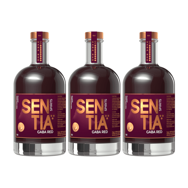 Sentia - Sentia GABA Red 50cl x 3 - Non - Alcoholic - Digital Distiller