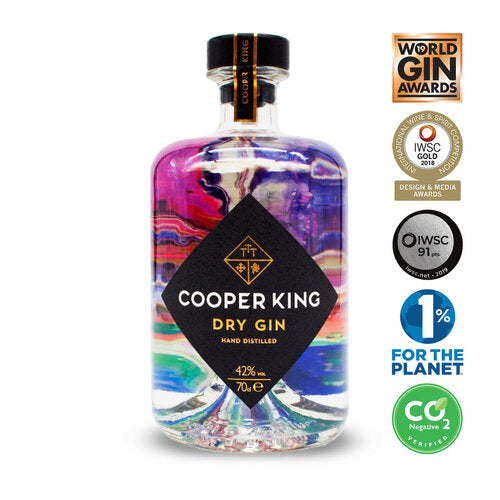 Cooper King Dry Gin with awards - Digital Distiller